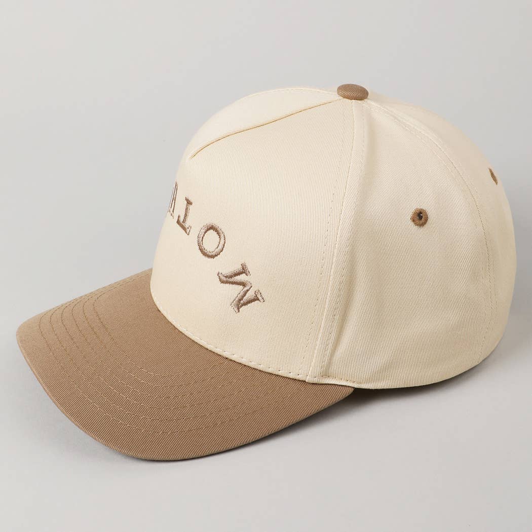 MOTHER Upside Down Lettering Embroidery Cap