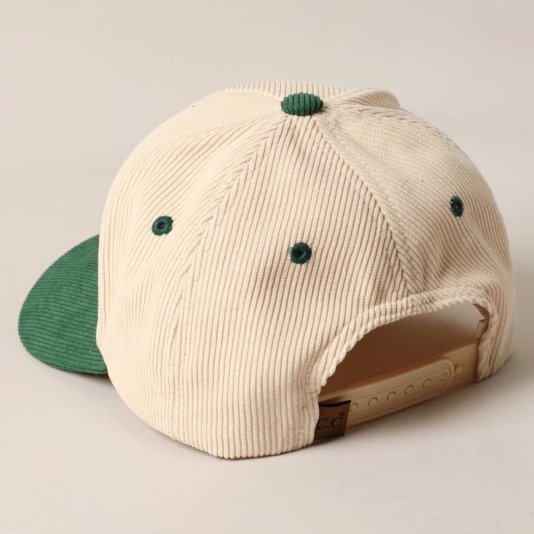 GAMEDAY Upside Down Trucker Corduroy Baseball Cap