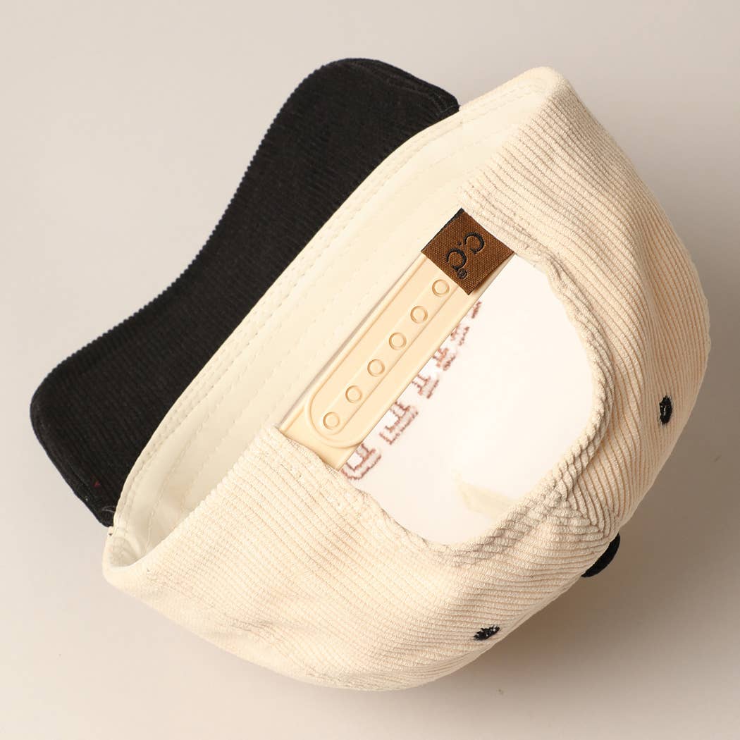 GAMEDAY Upside Down Trucker Corduroy Baseball Cap