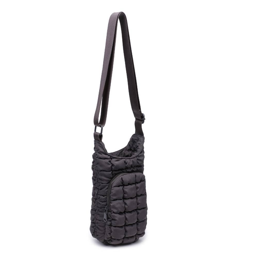 Let It Flow - Quilted Puffer Water Bottle Crossbody