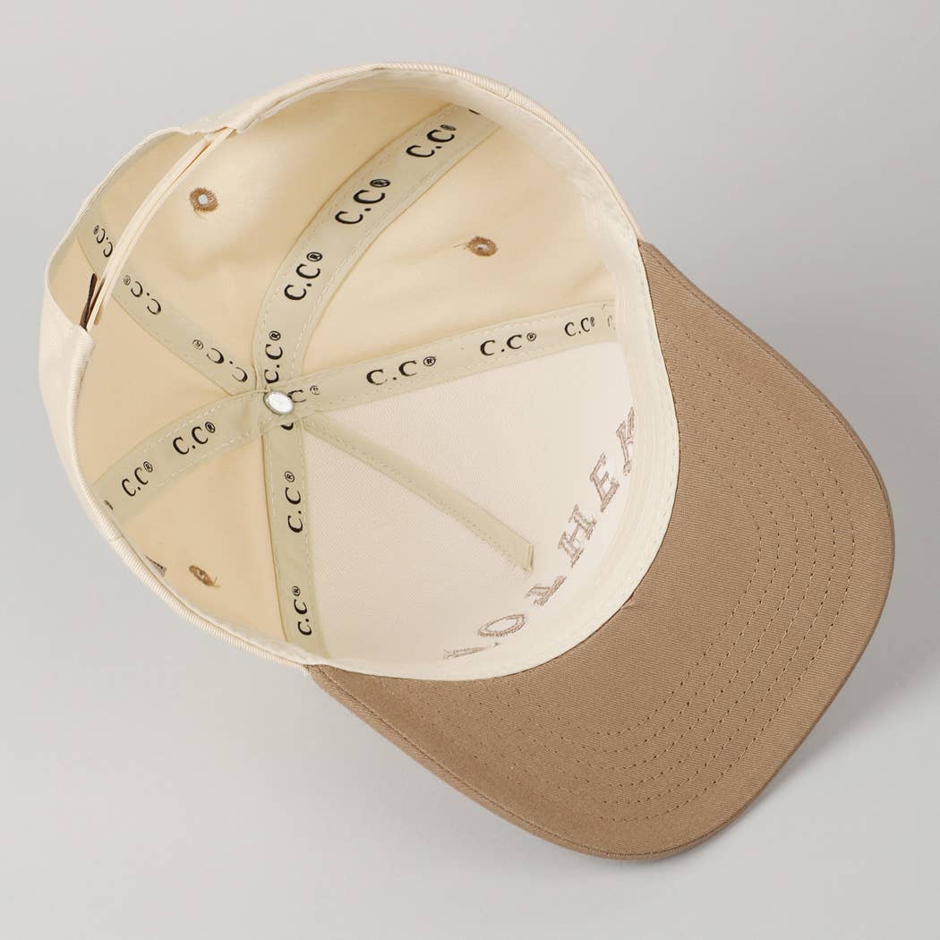MOTHER Upside Down Lettering Embroidery Cap