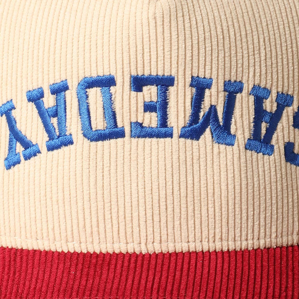 GAMEDAY Upside Down Trucker Corduroy Baseball Cap