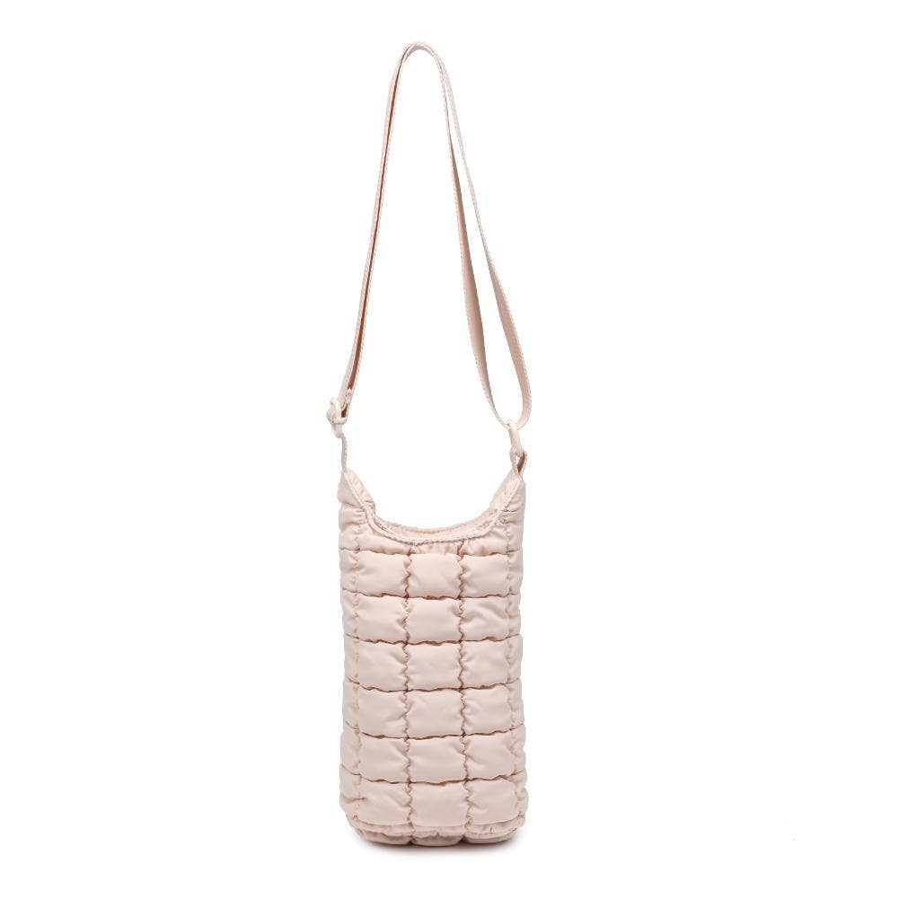 Let It Flow - Quilted Puffer Water Bottle Crossbody