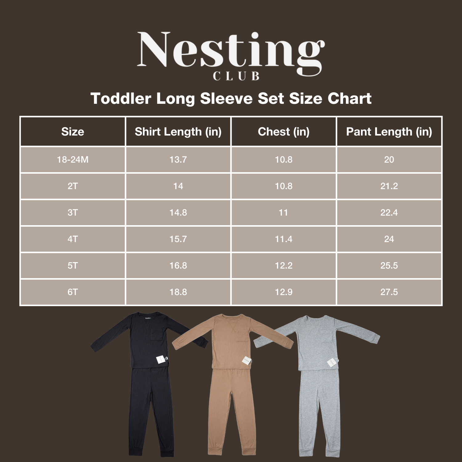 Ribbed Bamboo Long Sleeve Toddler Set in Heather
