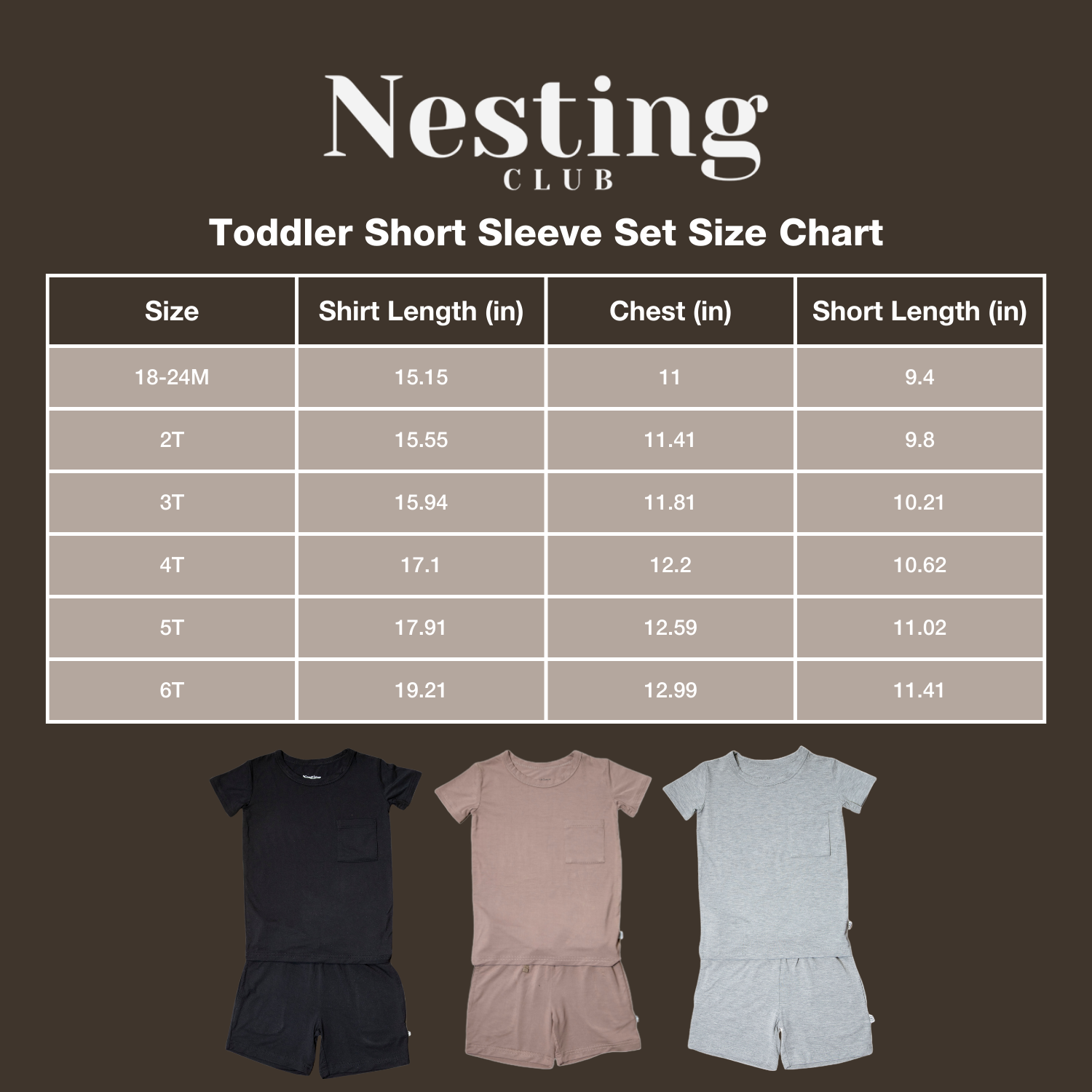 Bamboo Toddler Lounge Set in Jet
