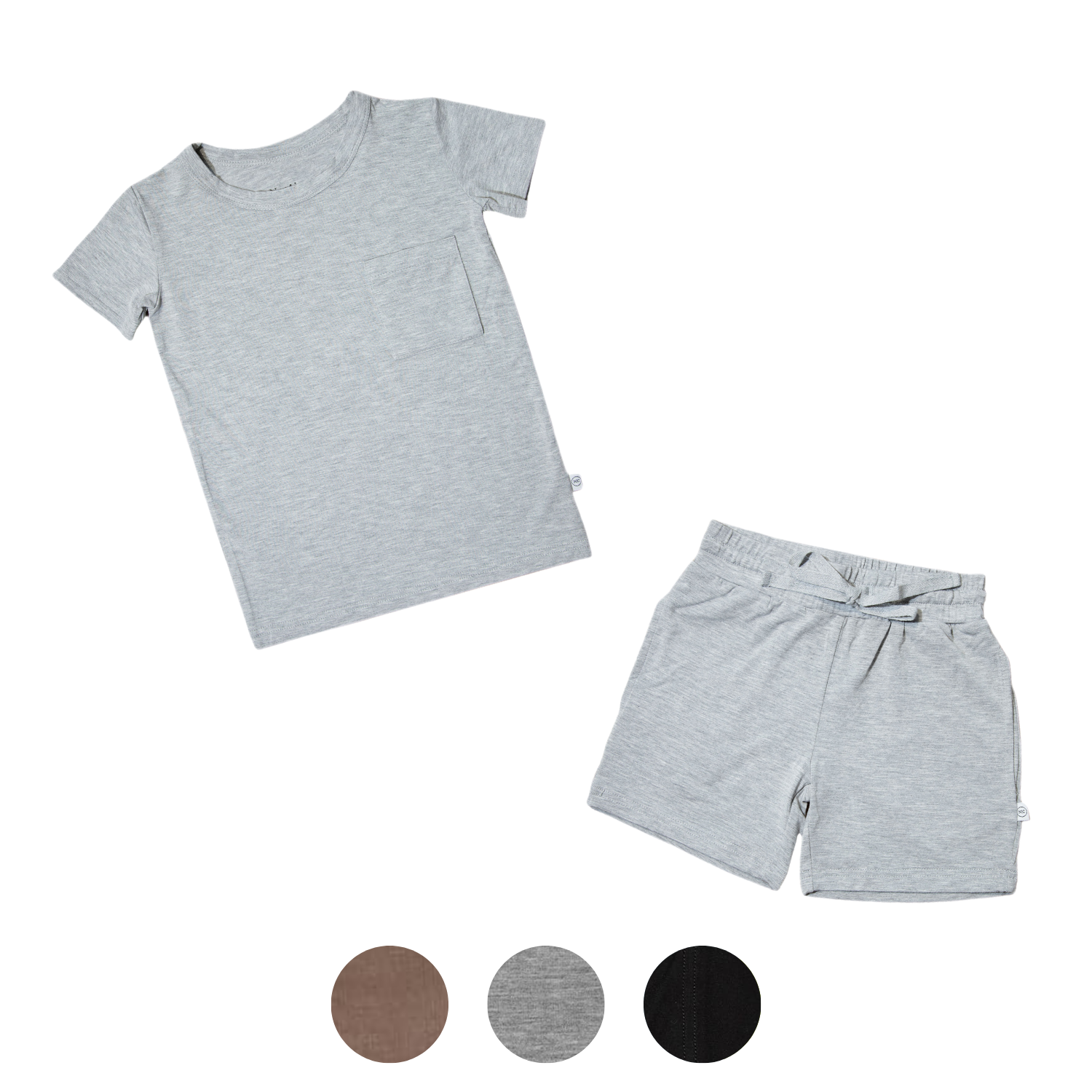 Bamboo Toddler Lounge Set in Heather
