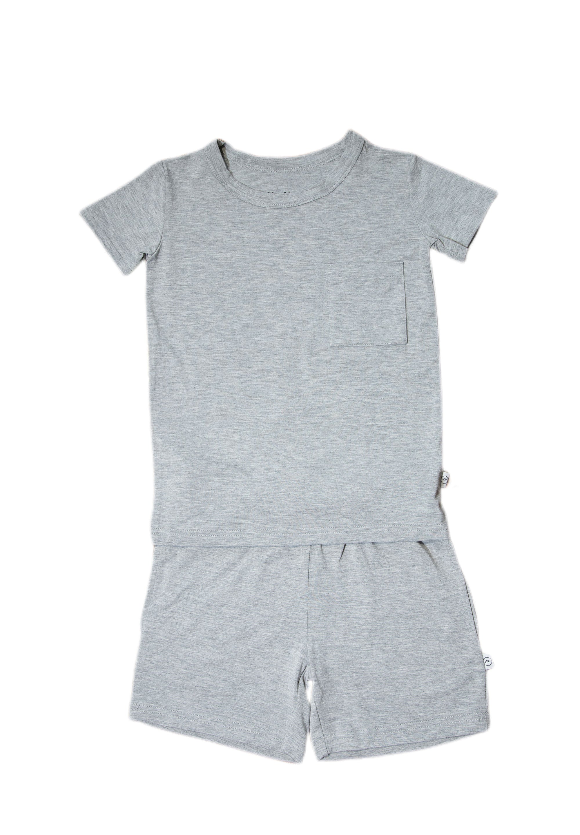 Bamboo Toddler Lounge Set in Heather