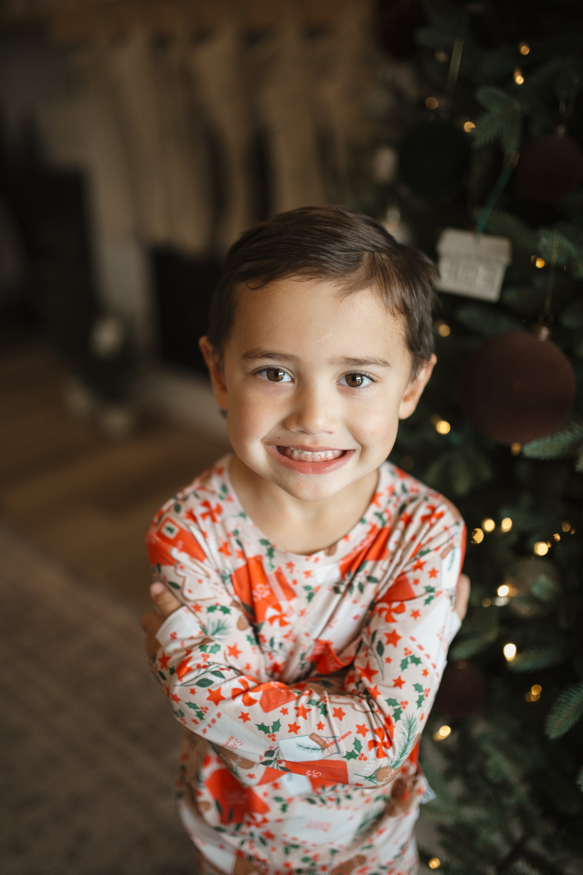 Letters to Santa Long Sleeve Bamboo Pajama & Lounge Set, 18 Months -8 PRESALE