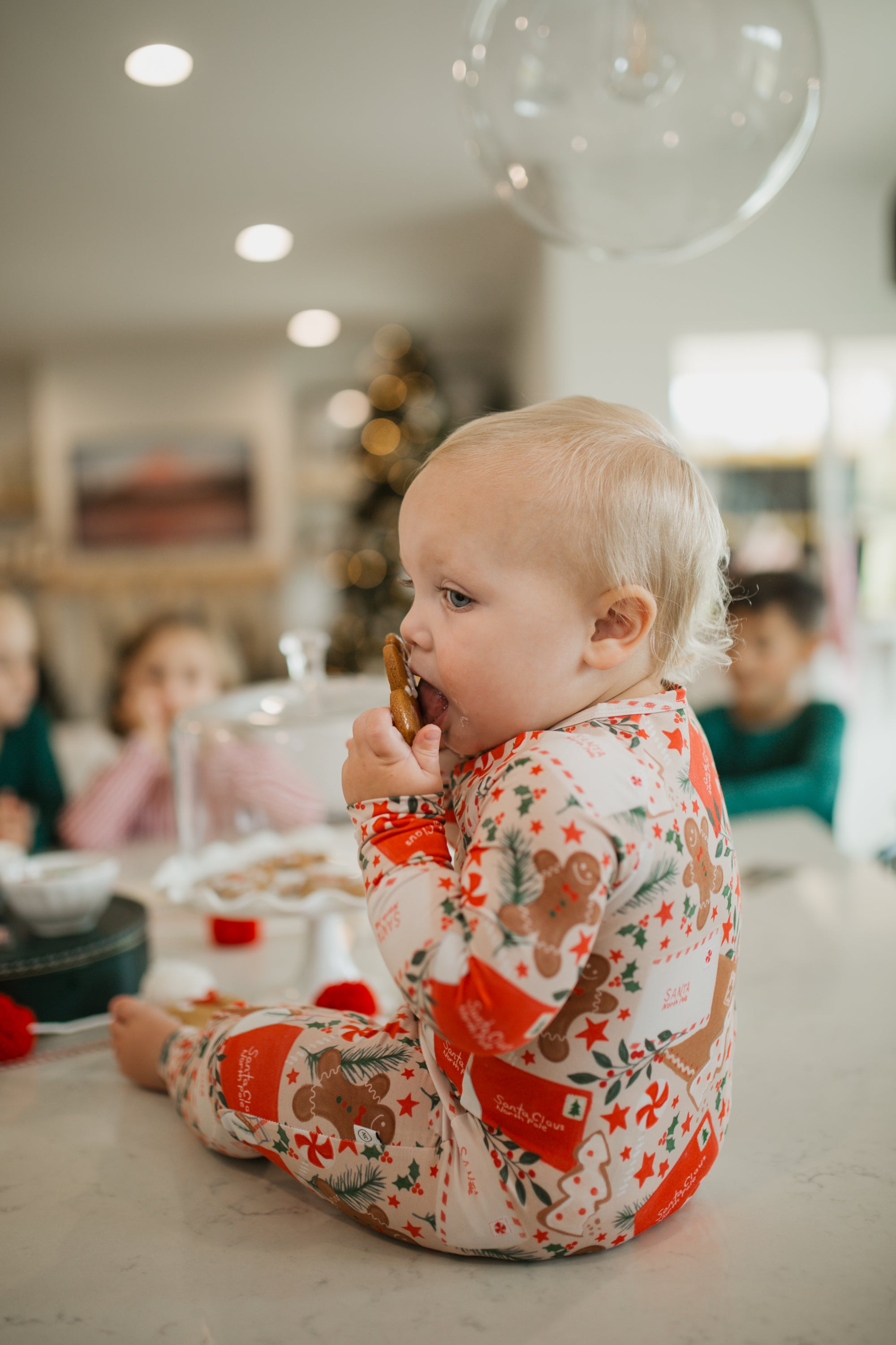 Letters to Santa Zip Bamboo Pajama Romper NB - 24 Months PRESALE