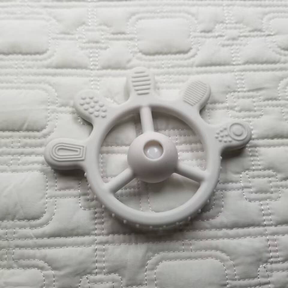 Palm Teether & Rattle Food-Grade Silicone Toy