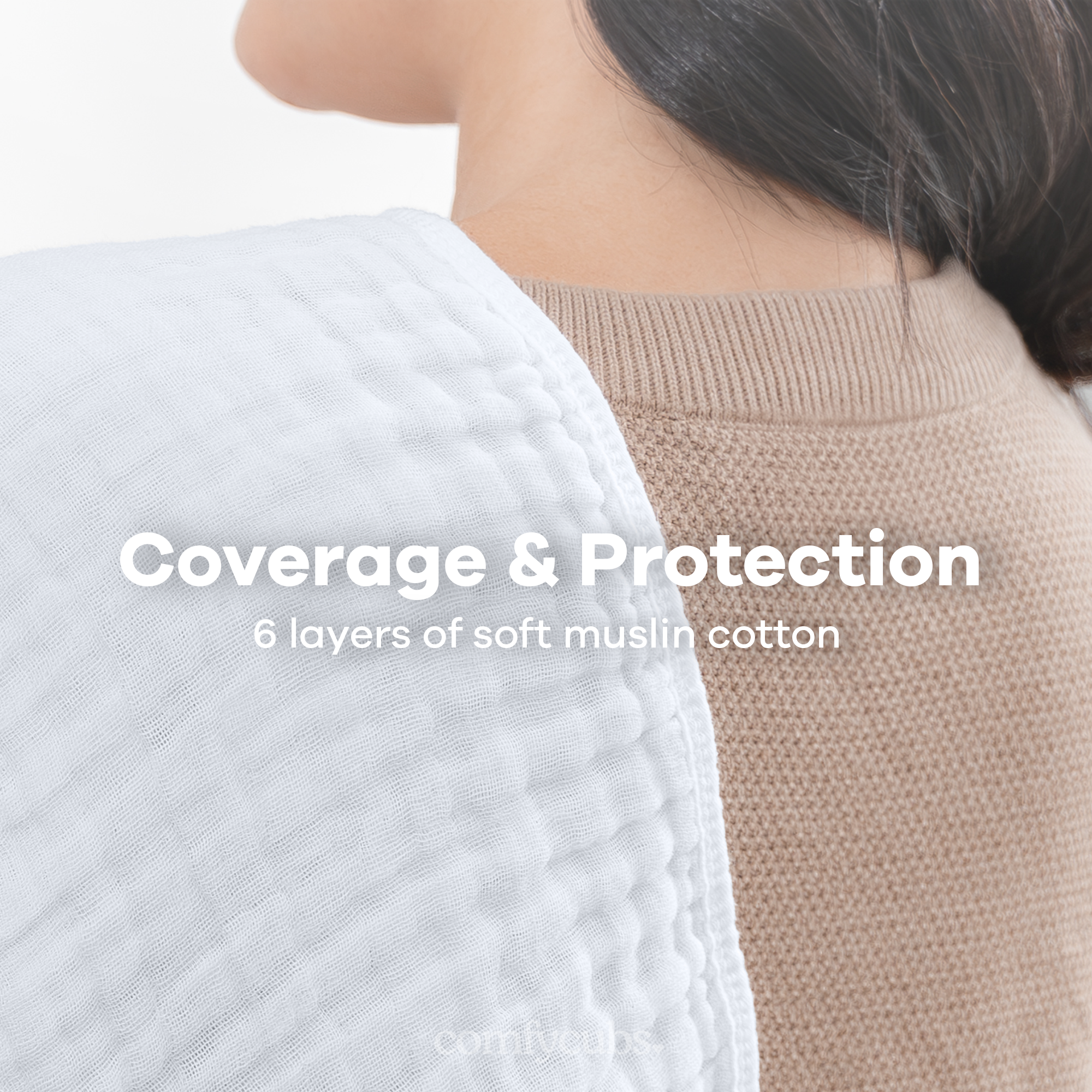 Baby Burp Cloths - 100% Muslin Cotton by Comfy Cubs