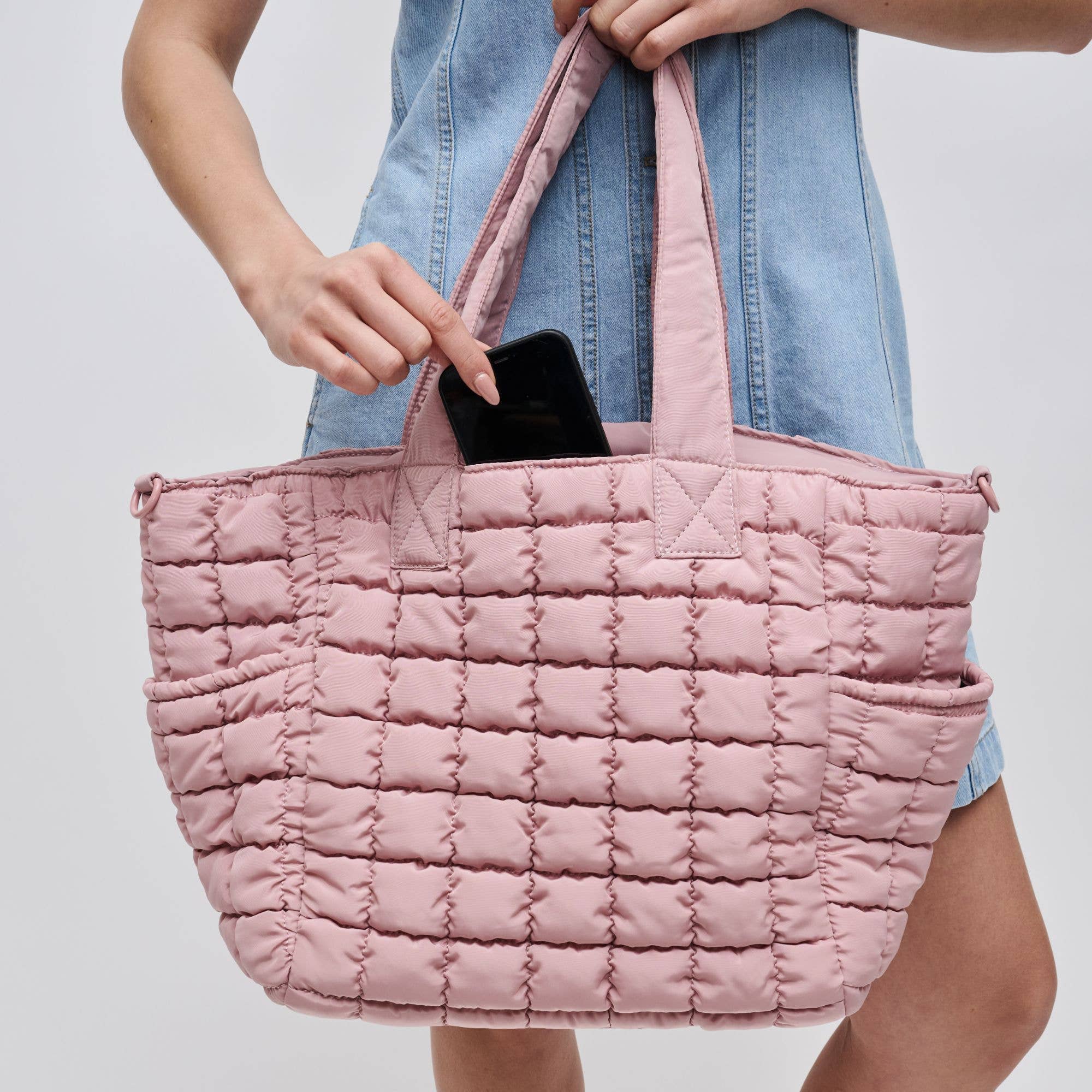 Dreamer - Quilted Puffer Nylon Tote