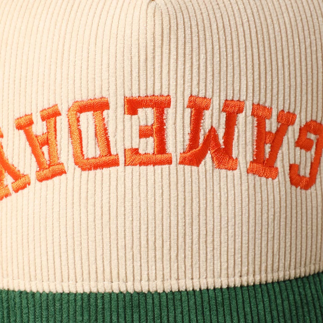 GAMEDAY Upside Down Trucker Corduroy Baseball Cap