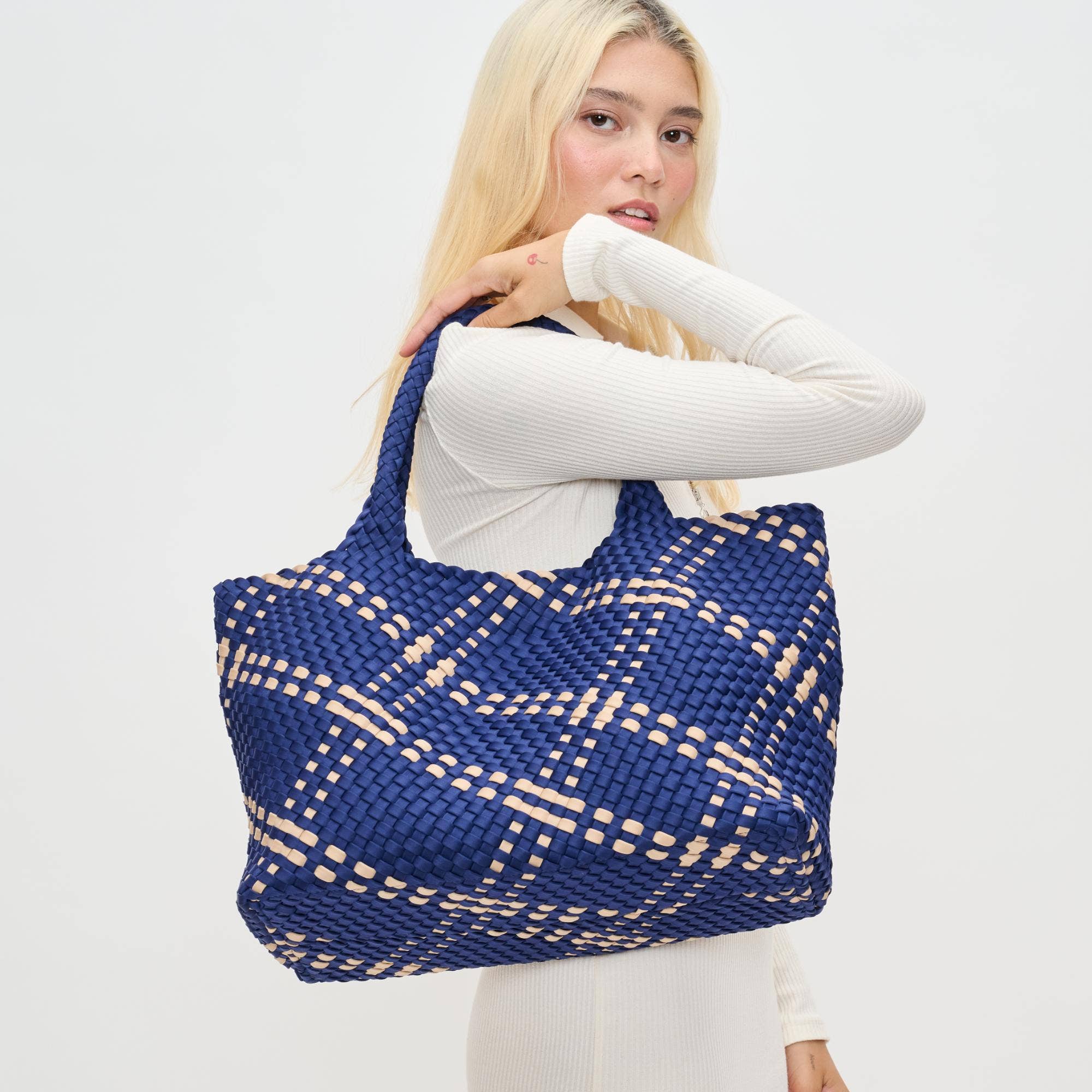 Sky's The Limit - Large Woven Neoprene Tote