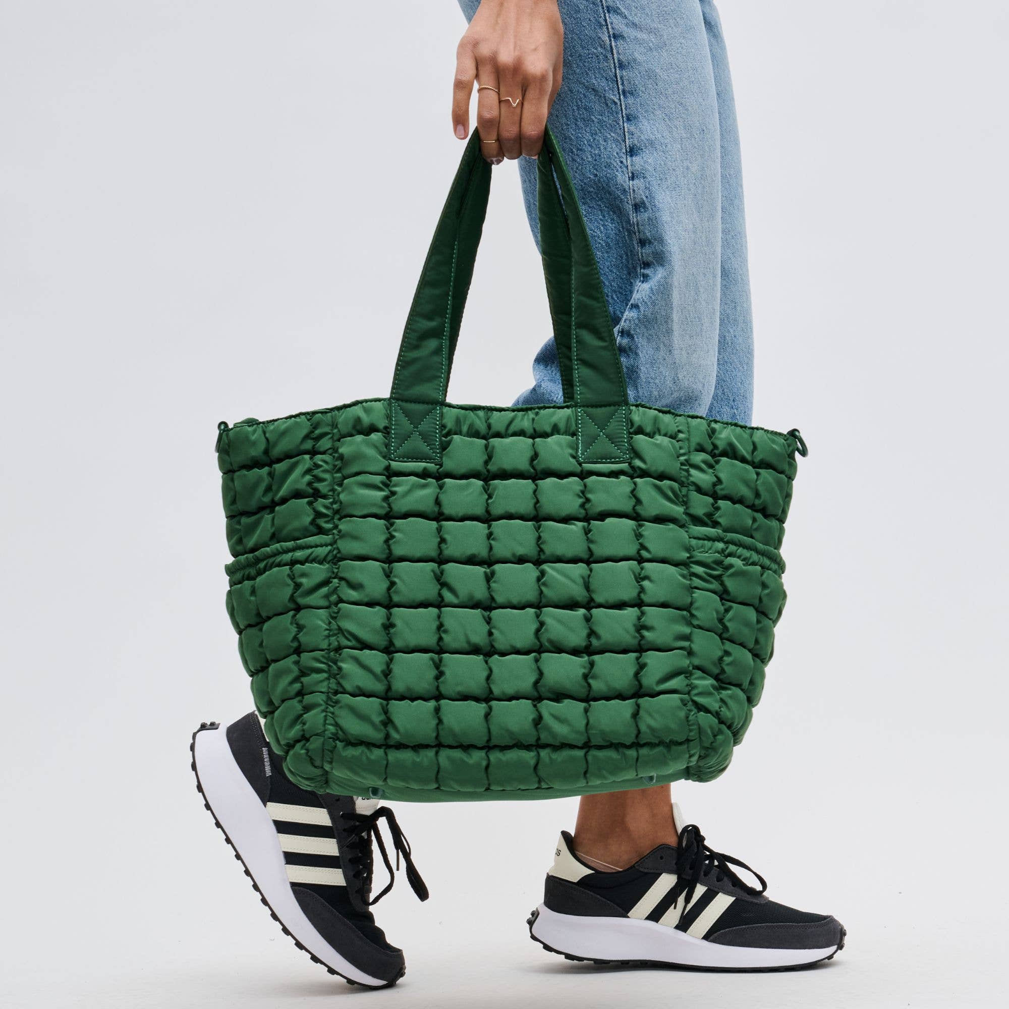 Dreamer - Quilted Puffer Nylon Tote